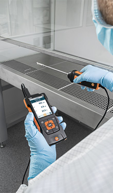 testo fume cupboard probe wired